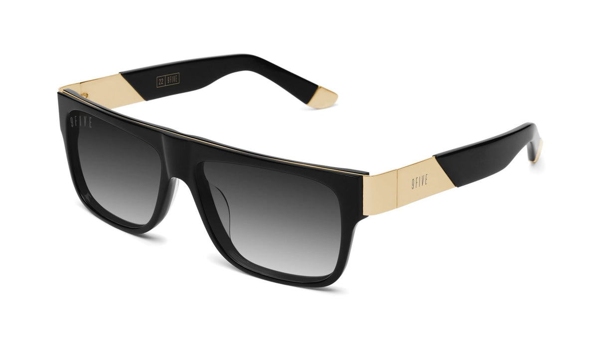 9FIVE 22 Black & Gold - Gradient Sunglasses