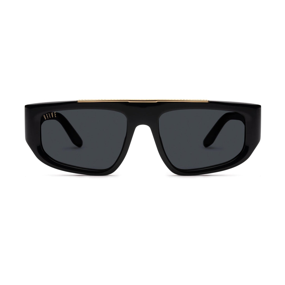 9FIVE X01 Black & 24K Gold Sunglasses