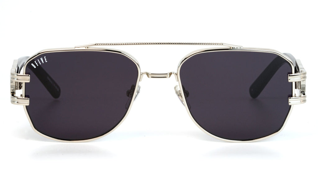 9FIVE Royals XL Black & Platinum Sunglasses