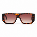 OZ Eyewear Monture écaille à verres bruns – vue de face