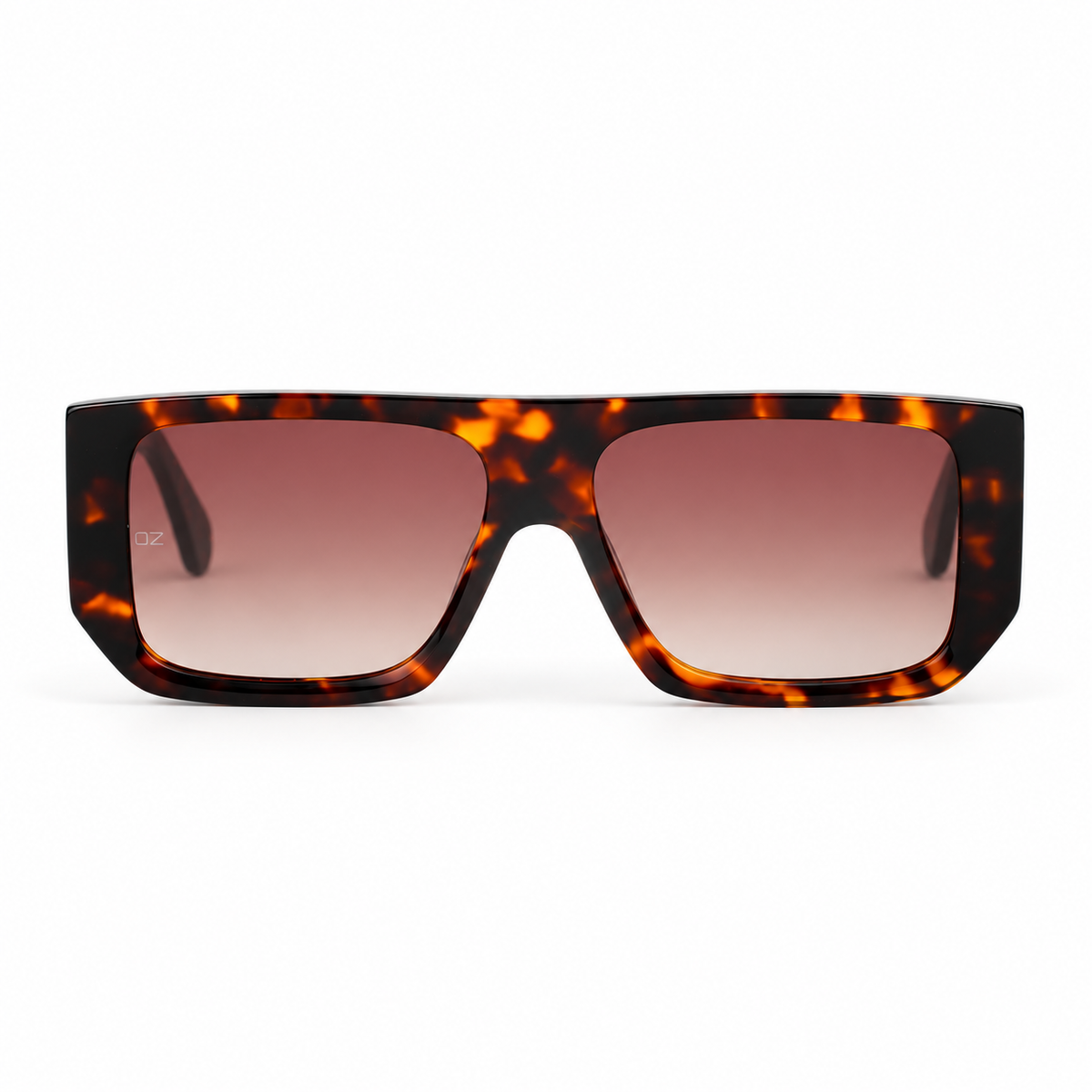 OZ Eyewear Monture écaille à verres bruns – vue de face