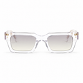 OZ Eyewear Monture transparente à finitions dorées – vue de face