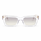 OZ Eyewear Monture transparente à finitions dorées – vue de face