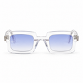 OZ Eyewear Monture transparente à verres bleutés – vue de face