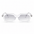 OZ Eyewear Monture transparente à verres gris – vue de face