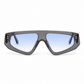 OZ Eyewear Monture gris fumé à verres bleus – vue de face
