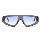 OZ Eyewear Monture gris fumé à verres bleus – vue de face