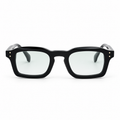 OZ Eyewear Monture noire rectangulaire à détail OZ – vue de face