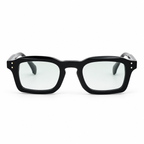 OZ Eyewear Monture noire rectangulaire à détail OZ – vue de face