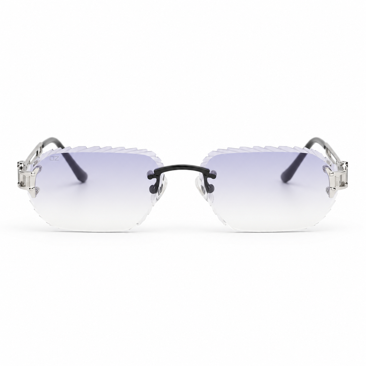 OZ Eyewear Lunettes sans contour à verres lilas – vue de face