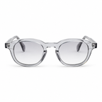 OZ Eyewear Monture gris transparent arrondie – vue de face
