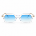 OZ Eyewear Monture transparente à verres bleu dégradé – vue de face