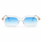 OZ Eyewear Monture transparente à verres bleu dégradé – vue de face