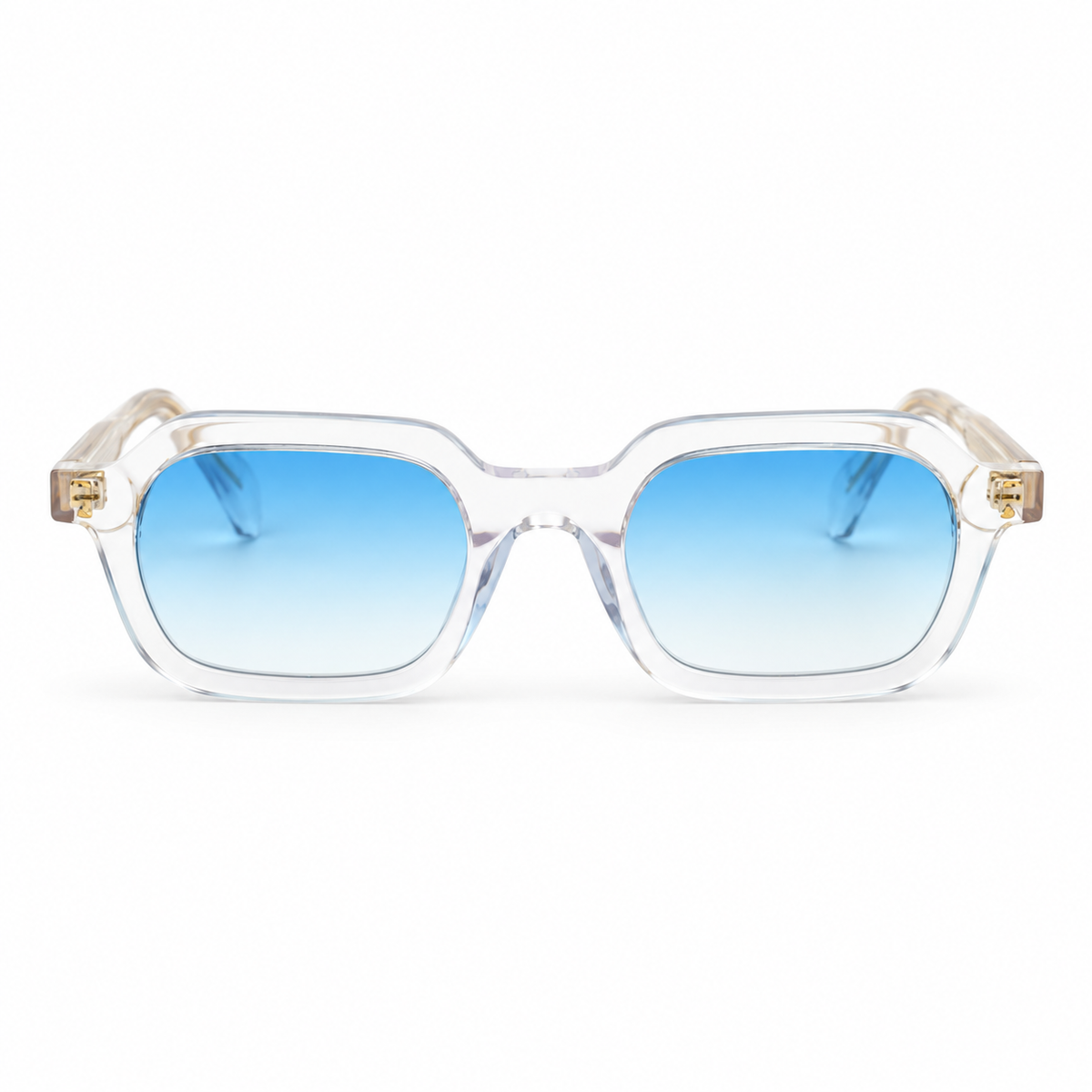 OZ Eyewear Monture transparente à verres bleu dégradé – vue de face