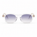 OZ Eyewear Monture transparente à verres mauves – vue de face