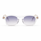 OZ Eyewear Monture transparente à verres mauves – vue de face