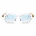 OZ Eyewear Monture transparente à verres bleu clair – vue de face