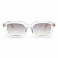 OZ Eyewear Monture transparente à verres lilas dégradés – vue de face