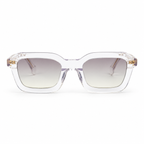 OZ Eyewear Monture transparente à verres lilas dégradés – vue de face