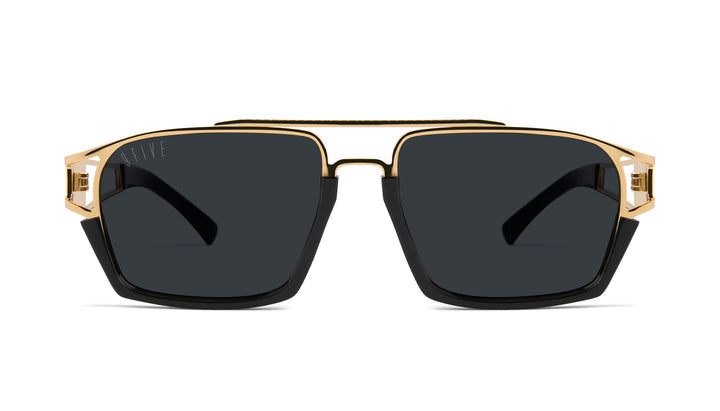 9FIVE Kingpin Black & Gold Sunglasses