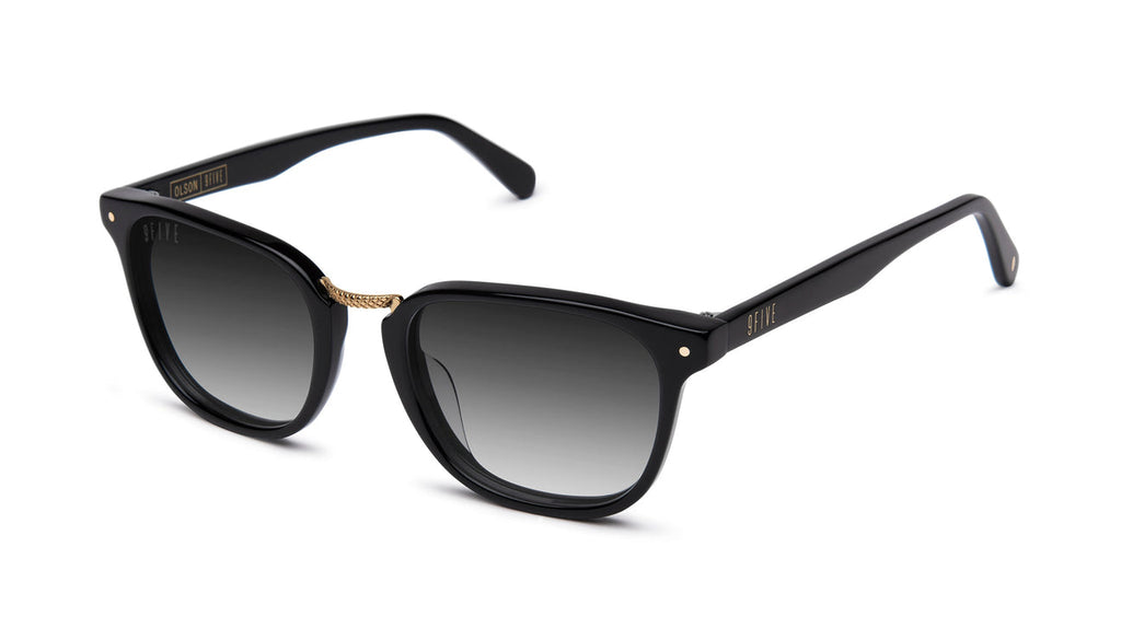 9FIVE Olson Black & Gold - Gradient Sunglasses