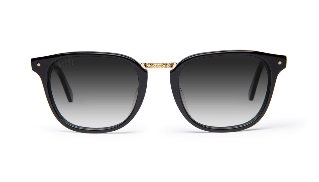 9FIVE Olson Black & Gold - Gradient Sunglasses