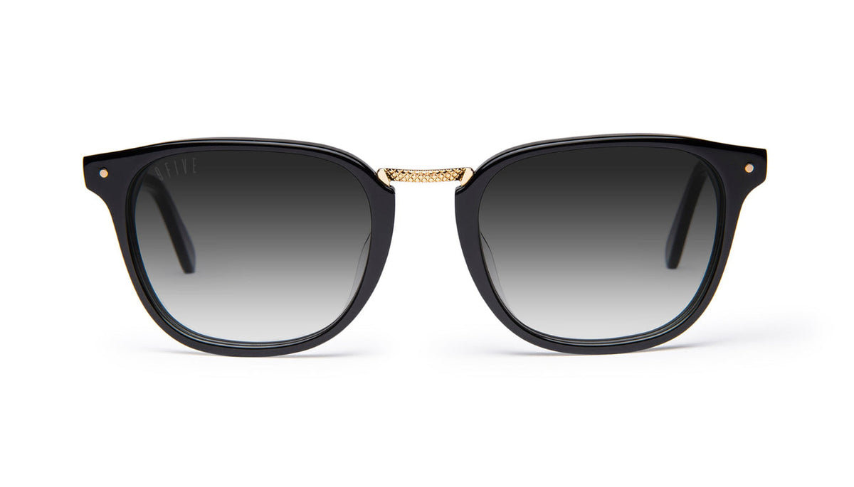 9FIVE Olson Black & Gold - Gradient Sunglasses