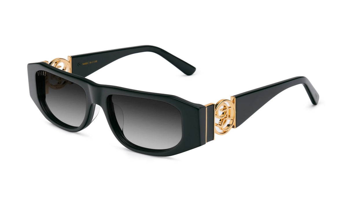 9FIVE Novem Black & Gold - Gradient Sunglasses