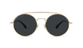 9FIVE 50-50 Gold Round Sunglasses