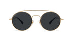9FIVE 50-50 Gold Round Sunglasses