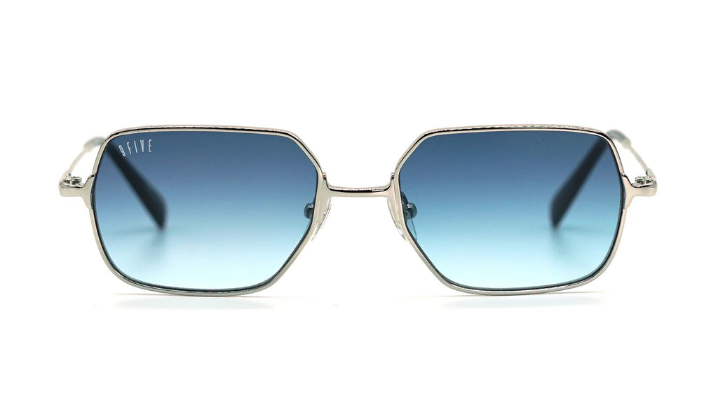 9FIVE Clarity Fullrim Platinum - Midnight Blue Sunglasses