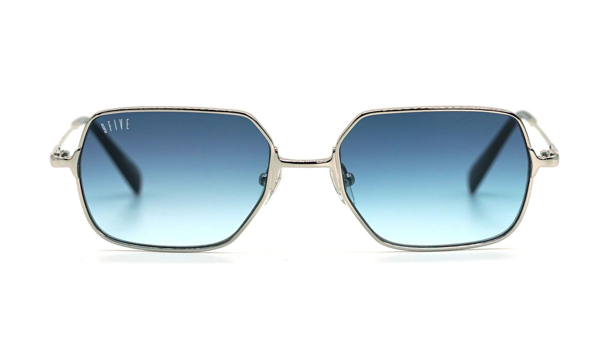 9FIVE Clarity Fullrim Platinum - Midnight Blue Sunglasses