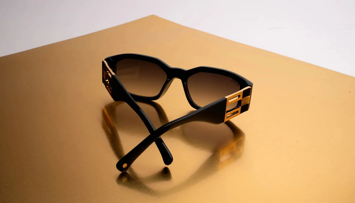 9FIVE Levels Black & 24K Gold Gradient Lens